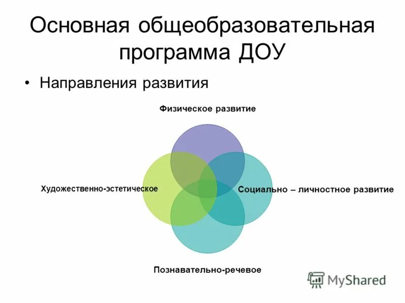 Основное направление детского сада