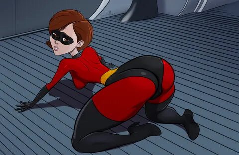 stickymon, elastigirl, helen parr, disney, the incredibles, all fours, ass,...