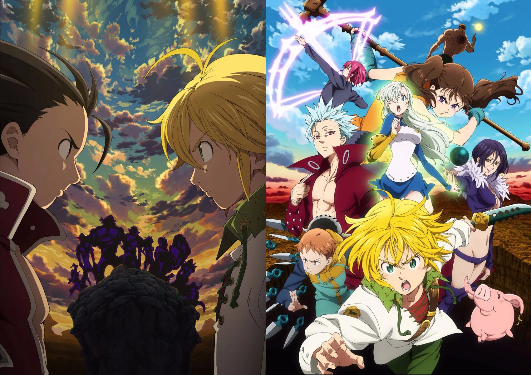 7 смертных грехов это. 7 Deadly sins. The Seven Deadly. Nanatsu no Taizai.