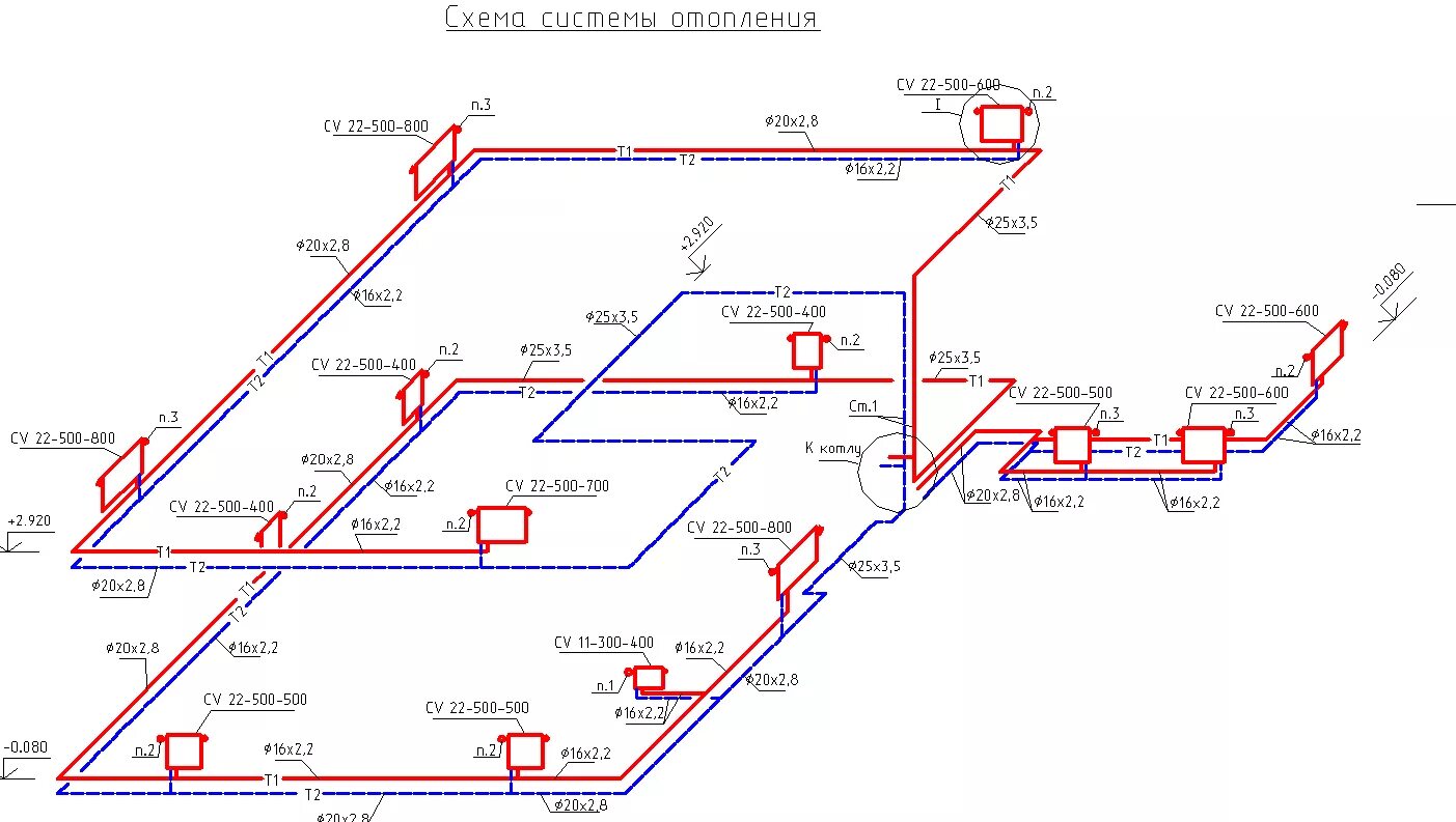 Трассировка трубопровода. Двухтрубная система отопления аксонометрическая схема. Однотрубная система отопления аксонометрия. Двухтрубная система отопления аксонометрия. Аксонометрия системы отопления с нижней разводкой двухтрубная.