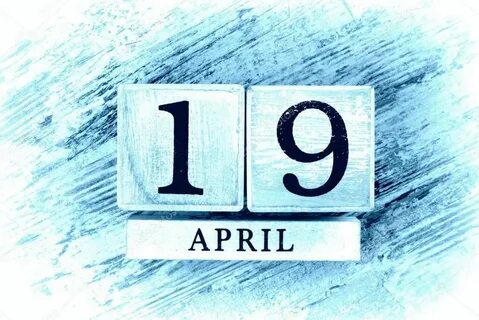 Надпись 19 апреля