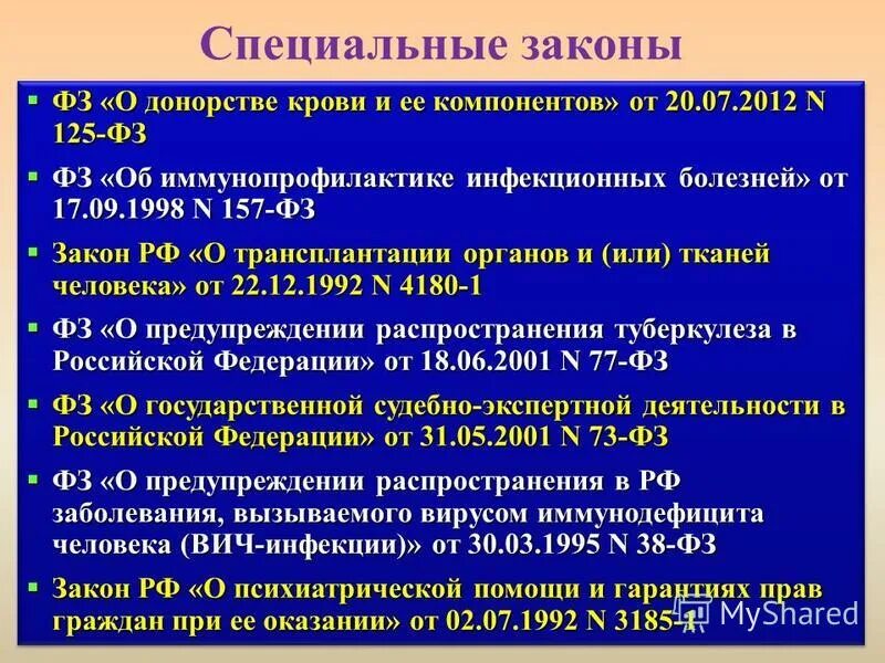 Закон 125 фз донорство. ФЗ от 20.07.2012 n 125-ФЗ "О донорстве крови и ее компонентов.