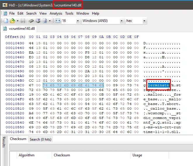 Dll c++. Dll to c версия 3.74. Dll c: не найдена в библиотеке. Система не обнаружила vcruntime140_1.dll.