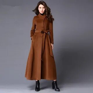 Пальто зимнее женское длинное