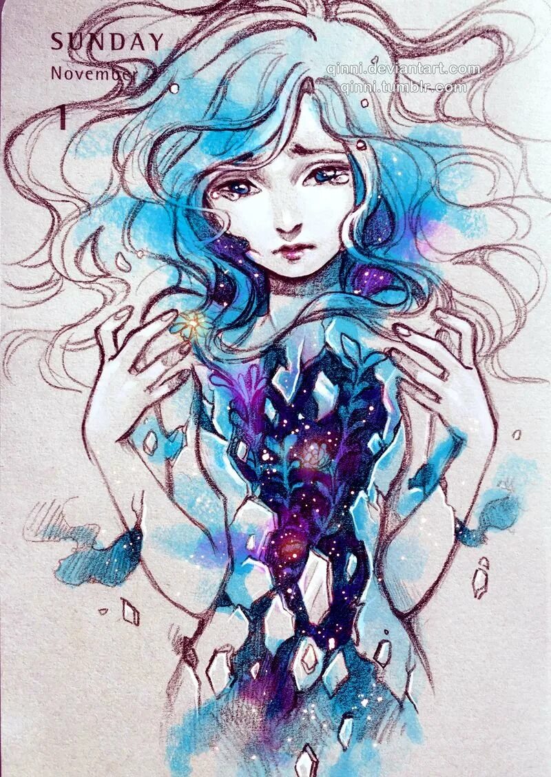 C рисунки. Qing Han арт. Qing Han художница. Qinniart художница. Вдохновение арт.