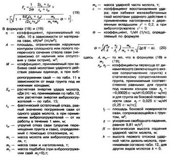 Формула сваи