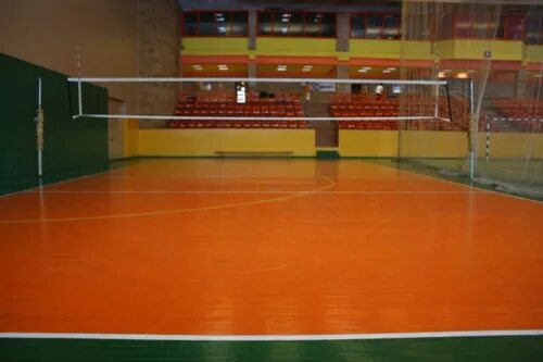 волейбольный пол. мфти спортзал. волейбольный стадион. цвет волейбольной площадки. волейбольный пол.