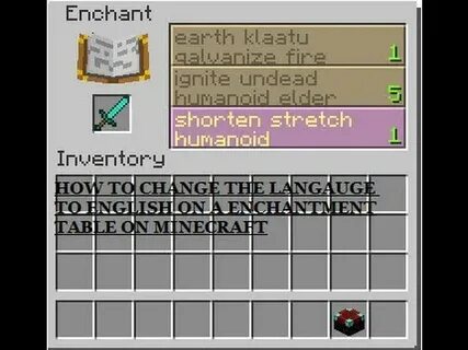 Enchant перевод
