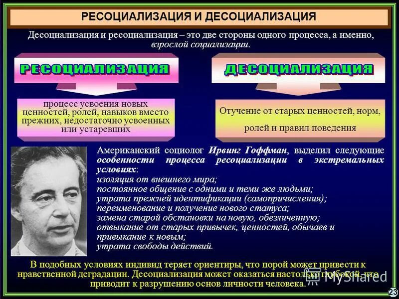 Социализация и десоциализация. Десоциализация и ресоциализация. Социализация десоциализация ресоциализация. Ресоциализация это. Примеры десоциализации и ресоциализации.