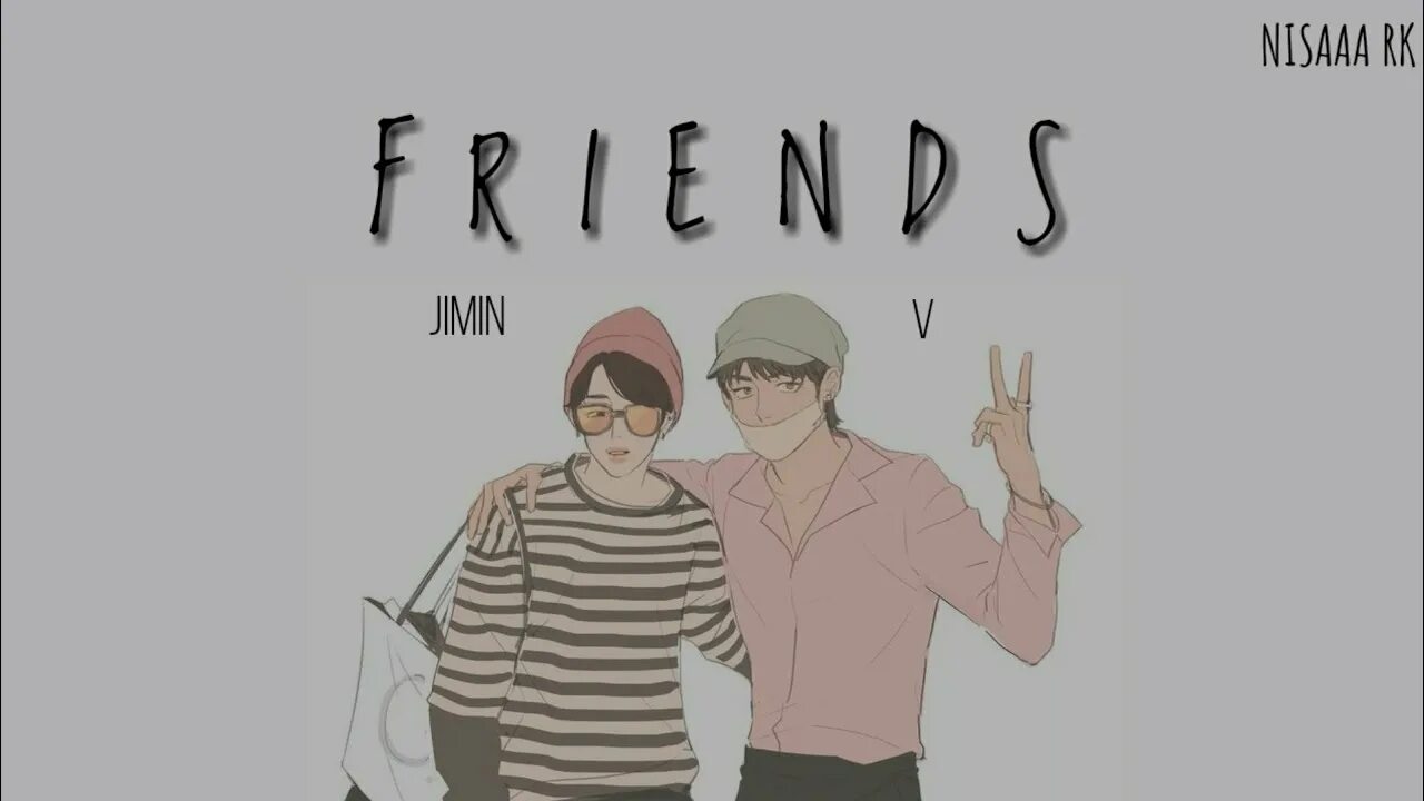 Бтс friends. Чимин friends. V and Jimin friends. Обложка БТС френд.