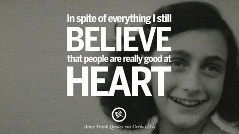 People believe that