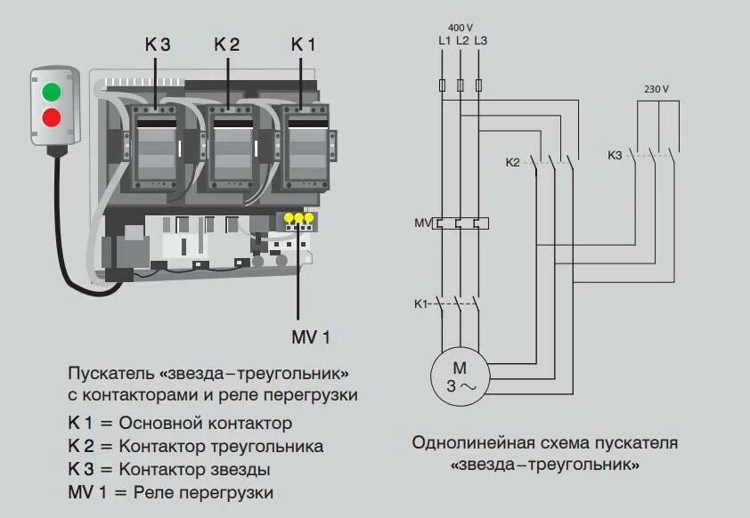 Схема подключения двигателя 380 через пускатель звезда и треугольник. Схема включения Эл двигателя звезда треугольник. Магнитный пускатель схема подключения звезда треугольник двигателя. Схема включения асинхронного двигателя звезда треугольник.