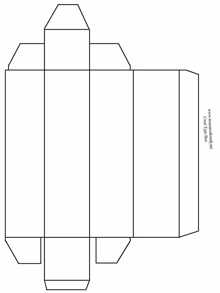 Распечатать схему коробки из бумаги гоголь Ghost Box Template by hellohappycrafts on DeviantArt Box template, Gift box temp