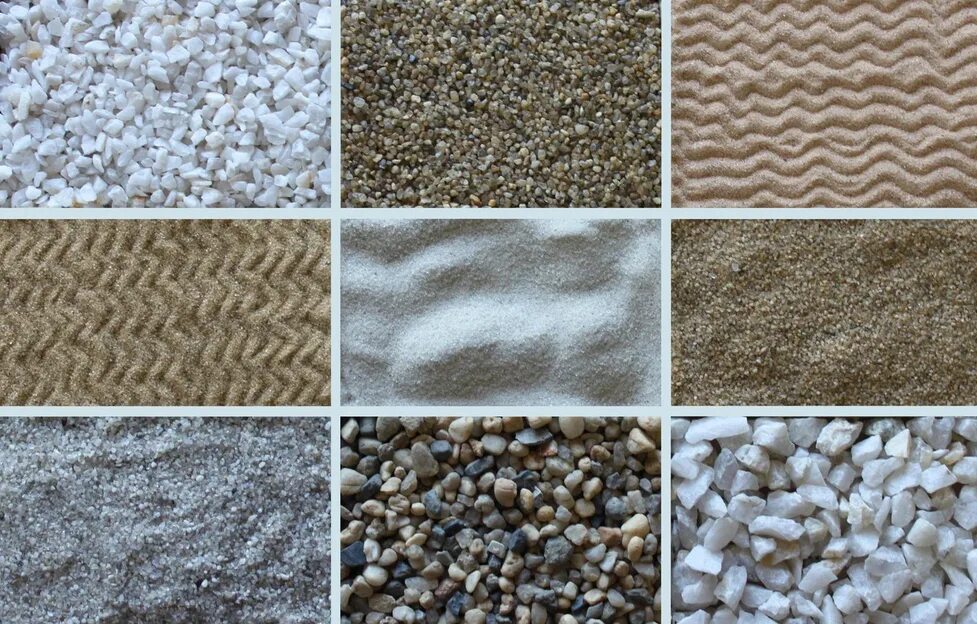 Кварцевый песок в строительстве. Виды карьерного песка. Песок виды песка. Речной песок фракция. Тип породы песка.