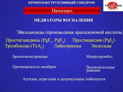 Медиаторы простагландины