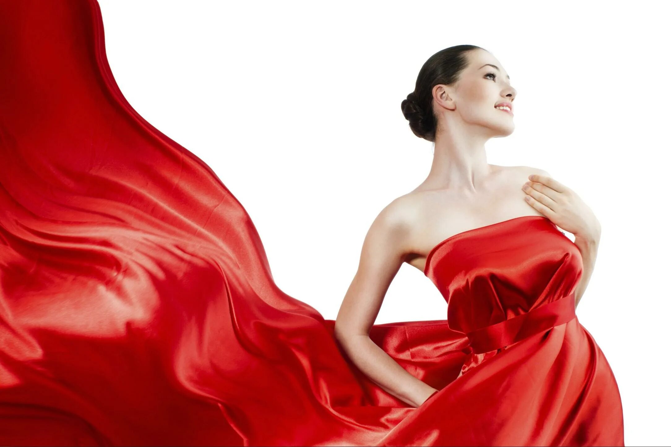 Девушка в Красном. Женщина в Красном платье. Вечерние платья для женщин. Красное шелковое платье.
