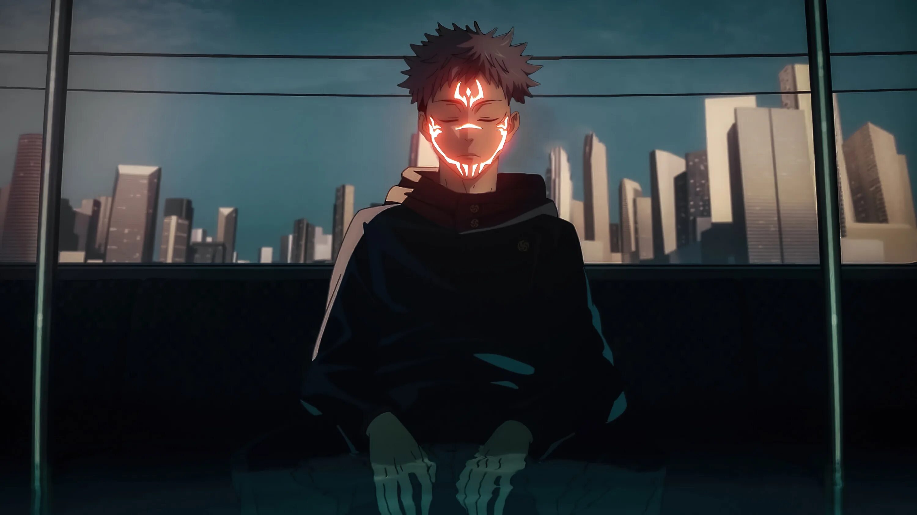 Jujutsu kaisen blue ray. Jujutsu Kaisen Итадори Юдзи. Магическая битва Итадори Юдзи.