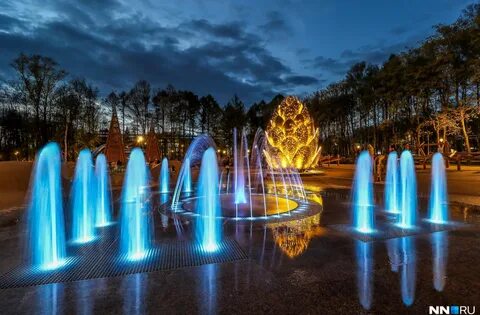 Фонтан в парке швейцария нижний новгород