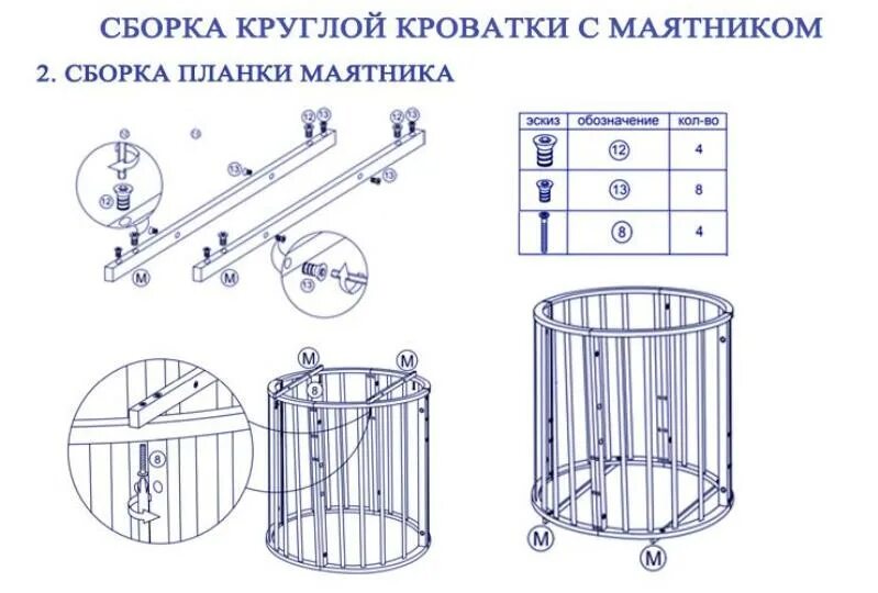 Сборка овального маятника. Схема сборки круглой кроватки трансформер с маятником. Кроватка трансформер 6в1 схема сборки. Детская овальная кровать трансформер с маятником схема сборки. Инструкция по сборке маятника на круглую кроватку трансформер.