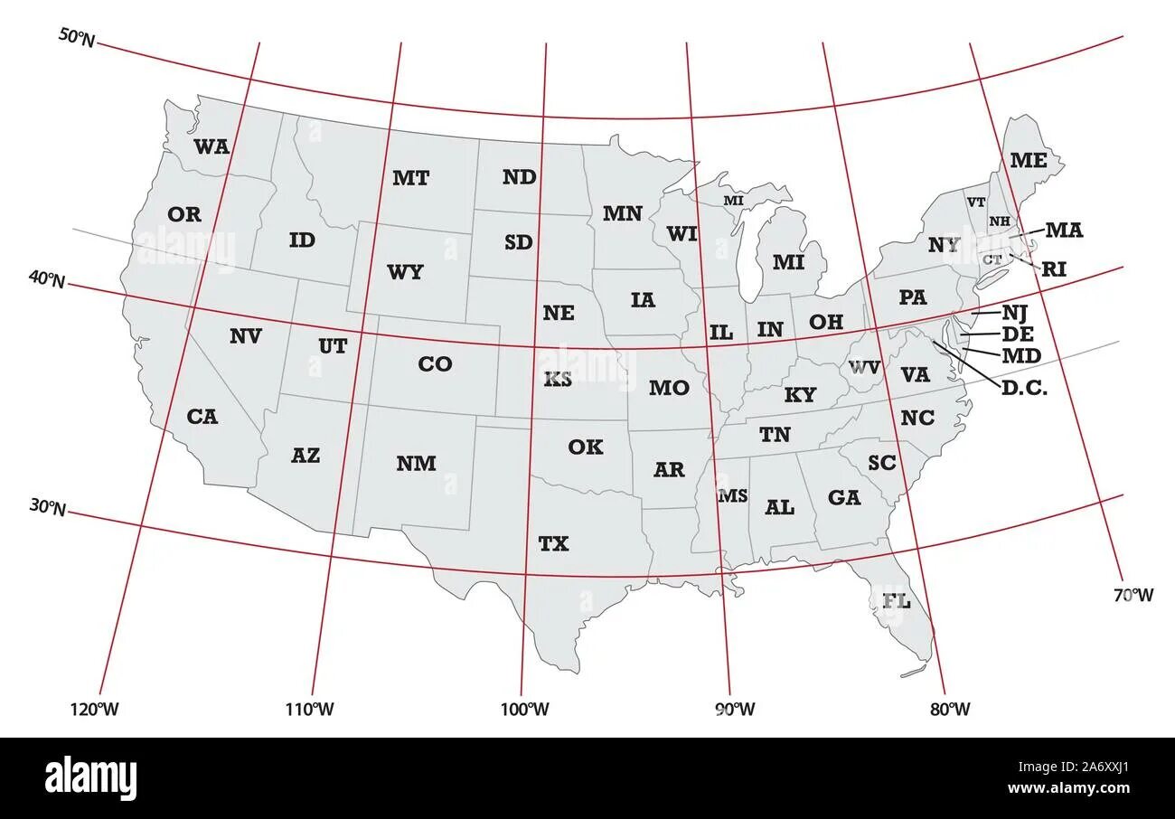 Map latitude