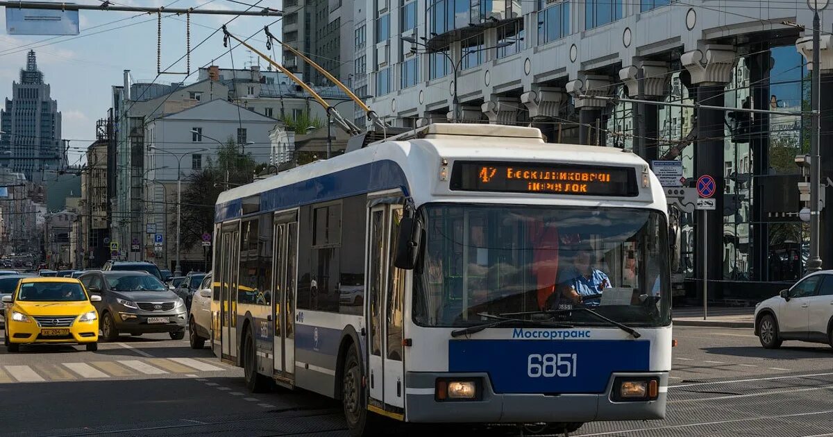 Российский общественный транспорт. Транспорт. Городской транспорт. Троллейбус. Транспорт Москвы.