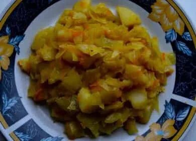 Рецепт тушенной капусты с картошкой
