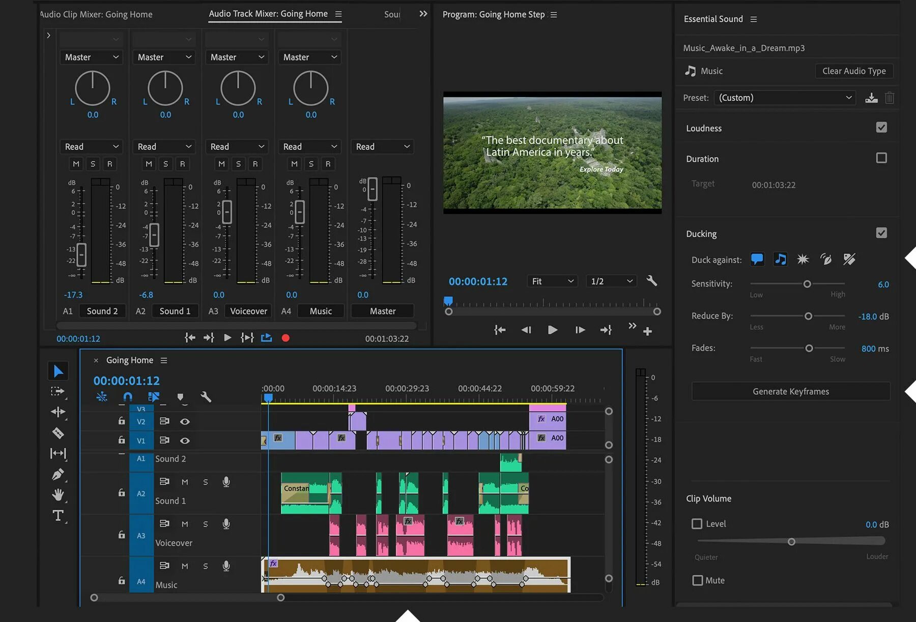 Визуальный эквалайзер для Premiere Pro. Adobe Premiere Audio Mixer. Audio clip Mixer. Adobe stock Premiere Pro.