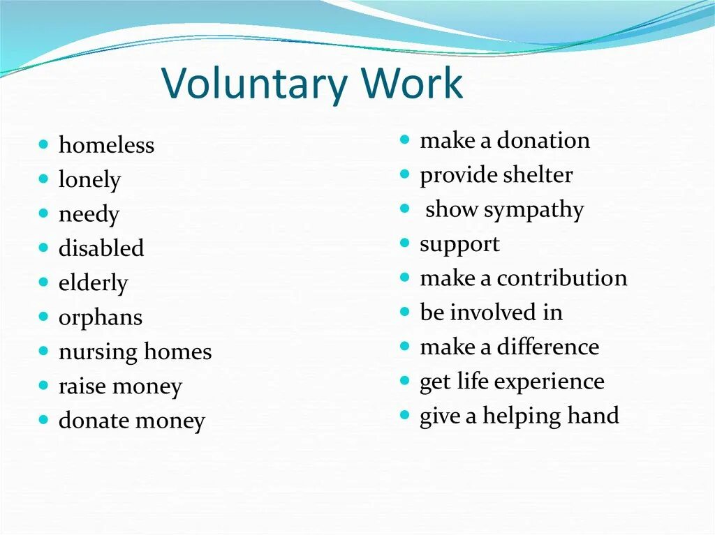 Kinds of volunteer organizations. Volunteering вокабуляр. Types of Volunteer work. Kinds of volunteering work. Volunteering тема.