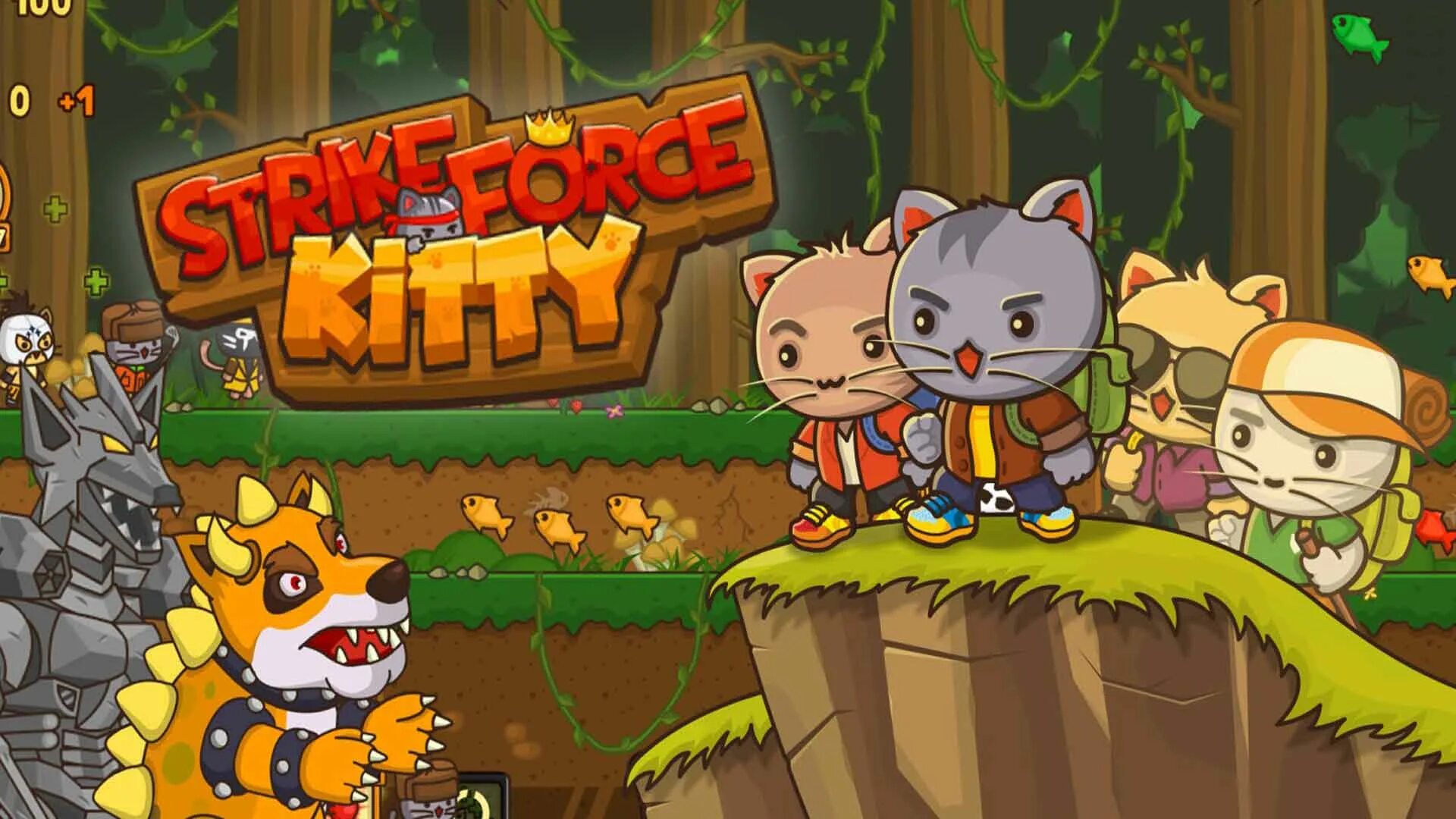 Игра котики прохождение. Страйкфорс Китти. Strikeforce Kitty 2. Страйк Форс Китти 1. Strikeforce игра.