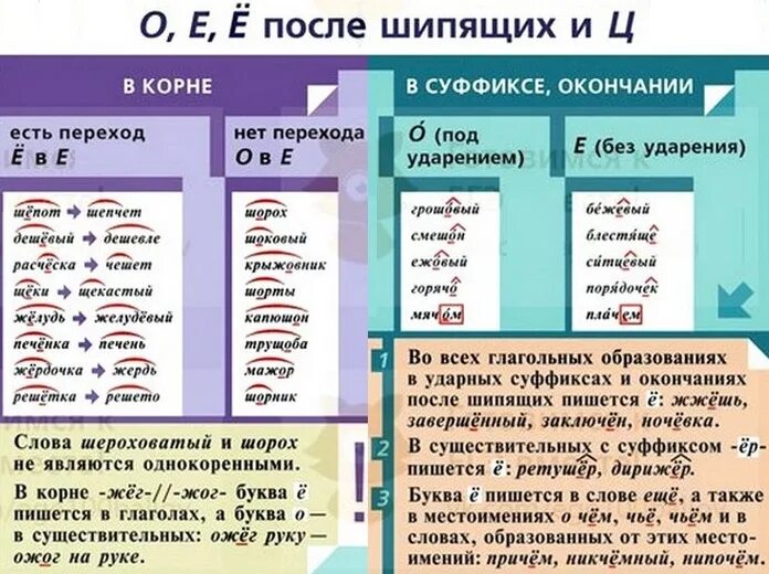 Ц в корнях и суффиксах. О-Ё после шипящих. Правописание гласных о/ё после шипящих и ц. Правописание гласных о е ё после шипящих и ц. Правило написания гласных после шипящих.