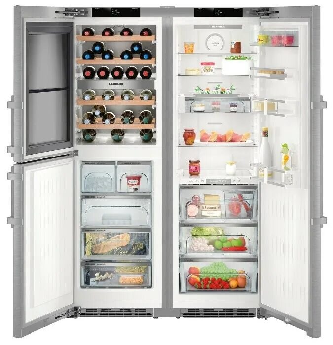 Морозилка снизу. Холодильник Liebherr SBSES 8486 PREMIUMPLUS. Холодильник Liebherr sbses8496. Холодильник Liebherr SBSES 8486. Холодильник Liebherr Side by Side.