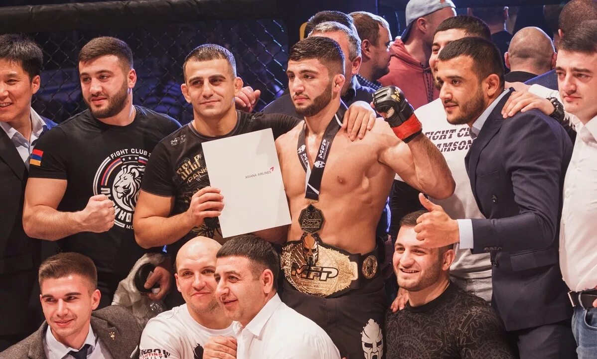 Царукян UFC. Чемпионский пояс в Панкратионе.