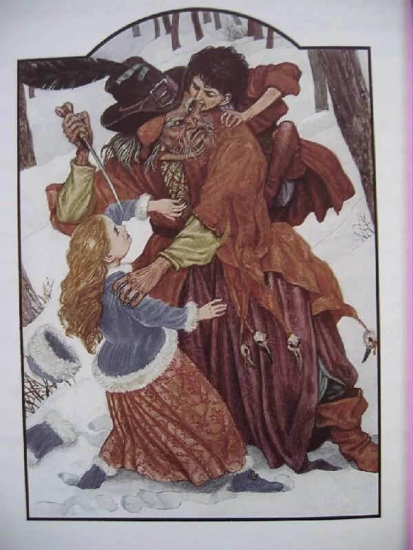 Королева разбойников. Снежная королева маленькая разбойница иллюстрации. снежная королева сказка разбойница.