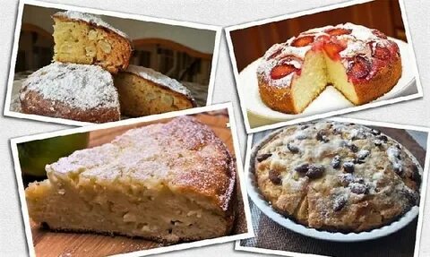 Шарлотка на кефире пышная в духовке