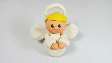 Лепка ангела из пластилина