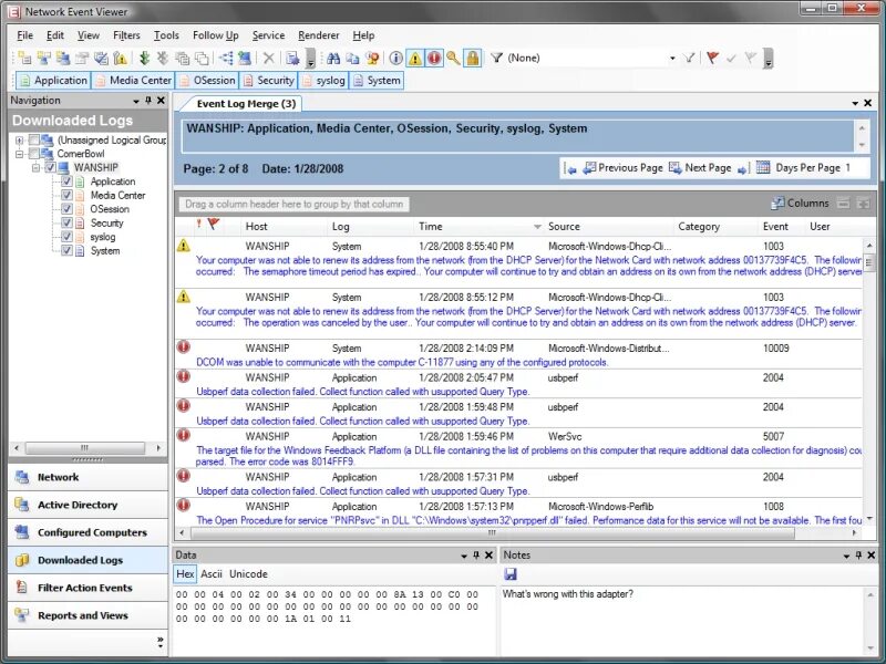 Network events. Event viewer. Microsoft event viewer. Windows Network viewer. Просмотр событий» - event viewer.