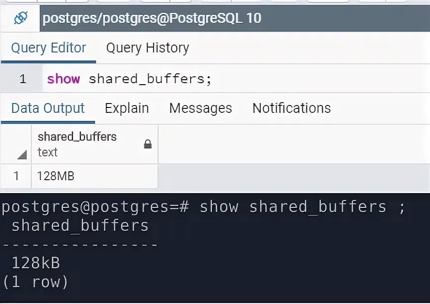 Shared buffers postgresql