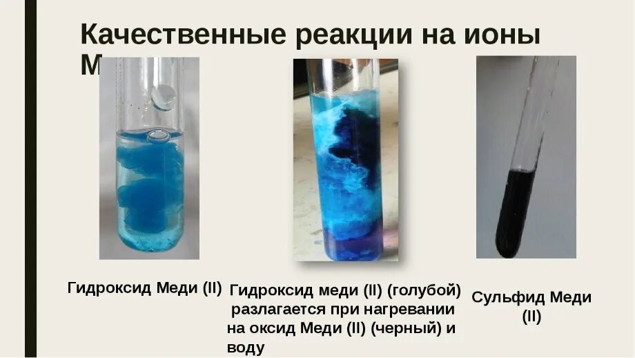 Качественное обнаружение ионов меди реакция. Качественные реакции на гидроксид ионы. Качественные реакции на сульфат меди 2. Купрум цвет осадка