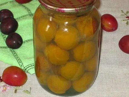 Компот из желтых компот на зиму