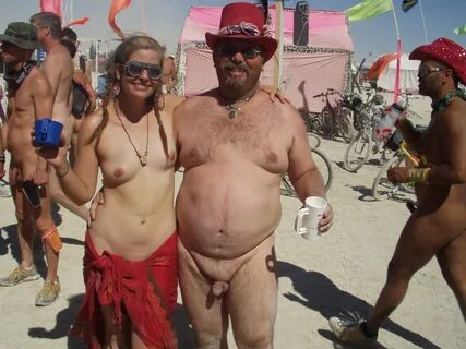 Burning man nudity.