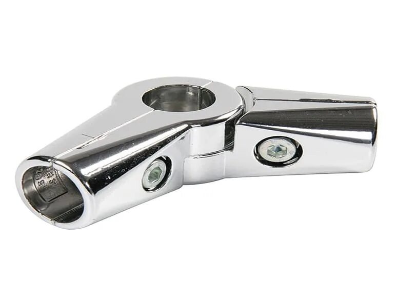 Крепеж соед. Кронштейн для троса твинс 2-рядный, арт. Поворотное крепление 360. 168_крепление поворотное. Поворотный соединитель с креплениями для трех труб: 2 x ø25 мм.