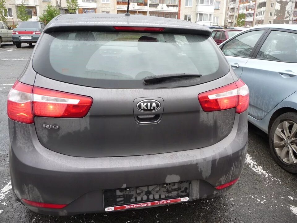 Kia Rio 3 хэтчбек зад. Кия Рио 3 хетч зад. 3 часть рио