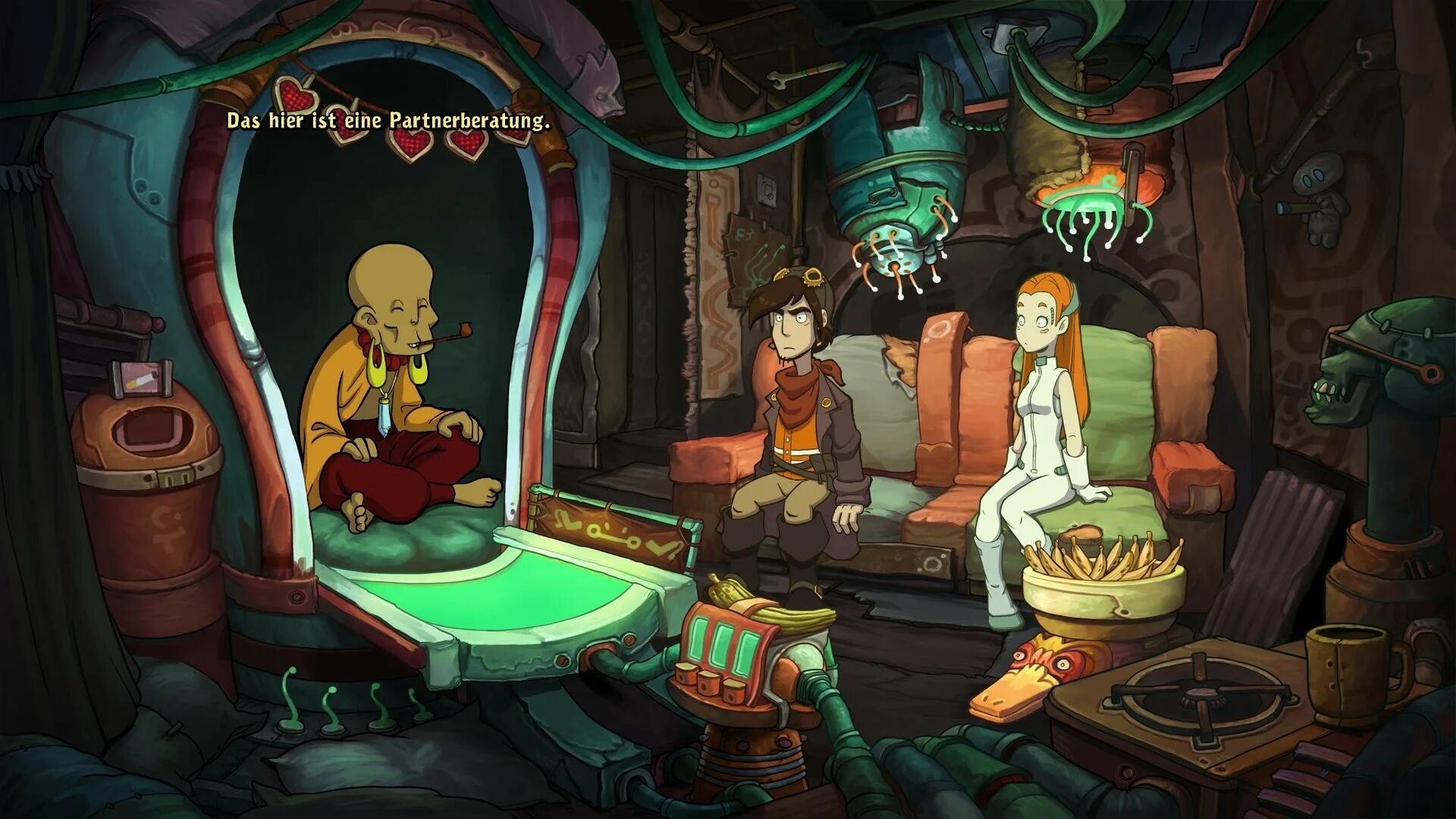 Deponia Daedalic Entertainment. Депония 2. Дроггельбехер Deponia. Chaos on Deponia (2012).