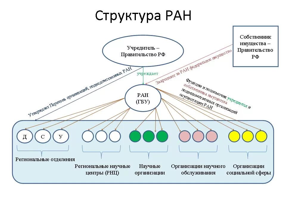 Научные учреждения ран