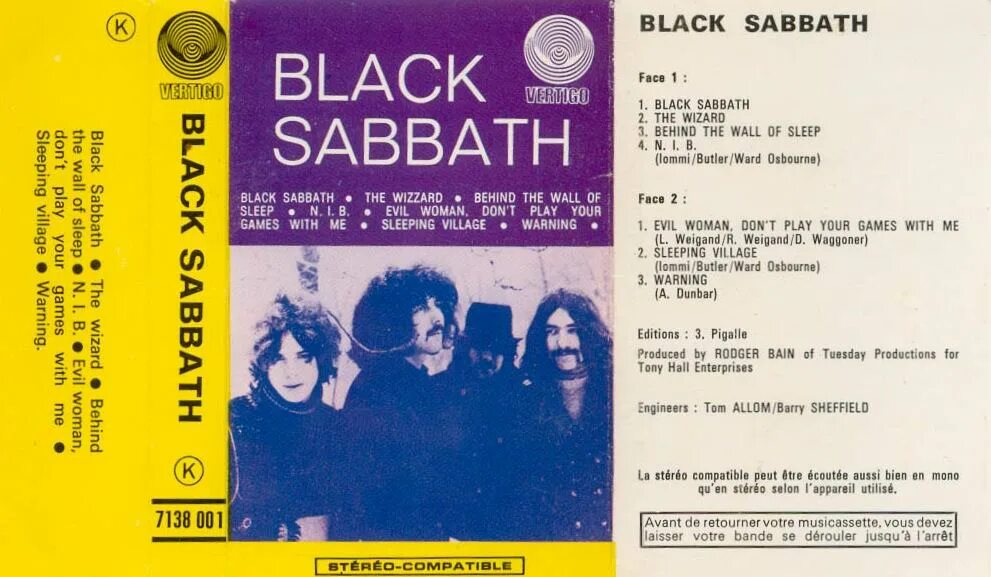 Black Sabbath кассета. Black Sabbath Black Sabbath 1970 кассета. Black Sabbath Paranoid/the Wizard (Single). Black Sabbath in Belgium 1970.