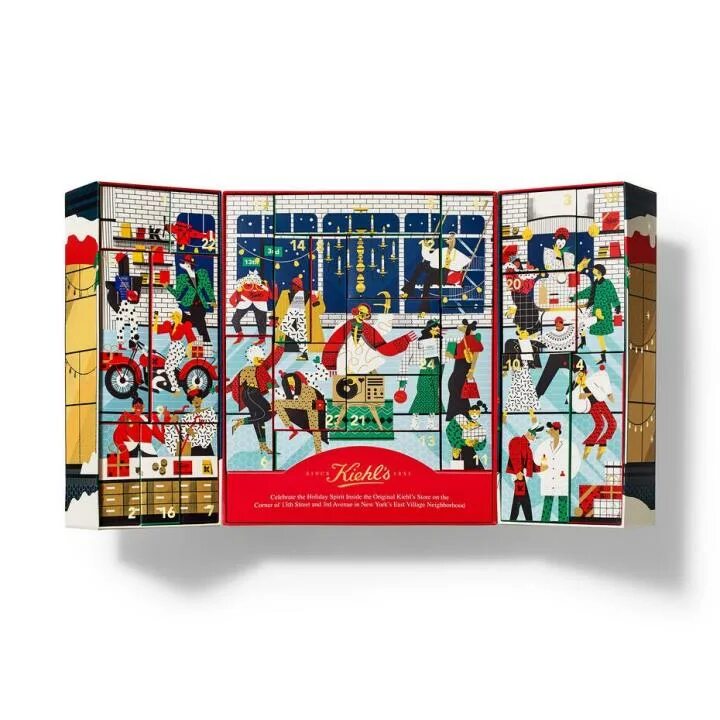 Адвент 2025. Kiehls 2025 advent calendar. адвент календарь kiehls. kiehl&#039;s адвент календарь.