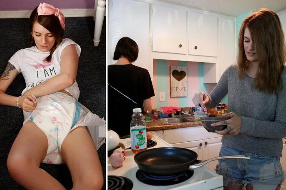 Одевание подгузников. Девушка одела памперс. Девушка надевает подгузник. Девушка надевает подгузник. Девочка в подгузникиках.