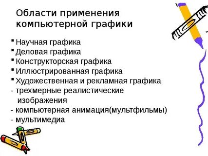Где используется компьютерная графика