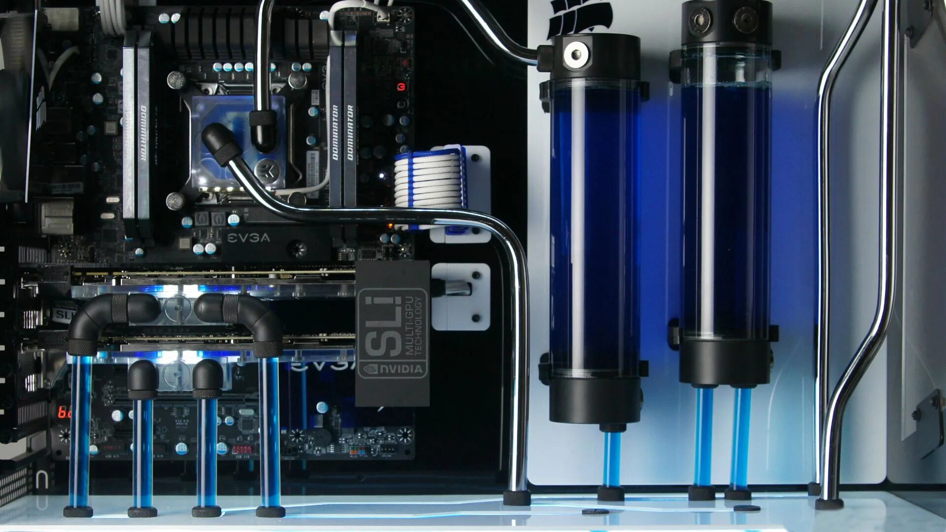 Водянка СЖО. Water Cooling Kit Corsair. Corsair 500r Water cooled. Водяное охлаждение EVGA PC.