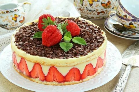 Красивый вкусный торт